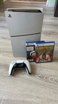 Ps5 slim s mechanikou + logitech g923 + sedacka