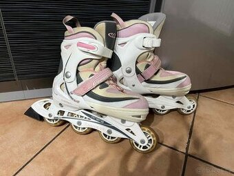 Kolečkové dámské brusle - posuvné vel. 40 41 42 43