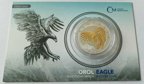 Stříbrná mince Orel 2024 selekt. pokov Au proof