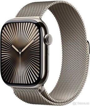 Apple Watch 46mm přírodní milánský tah - M/L