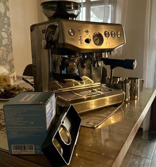 Sage SES876BST, jako nový, záruka 1 rok, bohaté příslušenstv