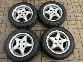 4x alu disky 4x100 R14, letní pneu