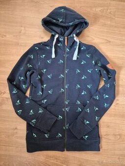 Modrá mikina s kapucí na zip willard v.S ... cca 164