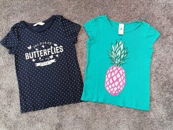Dívčí trika vel. 122-128 zn. HaM a Palomino
