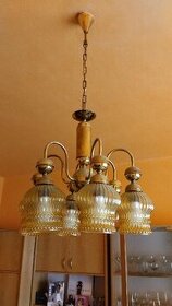 Prodám za symbolickou cenu 200 Kč krásný retro lustr