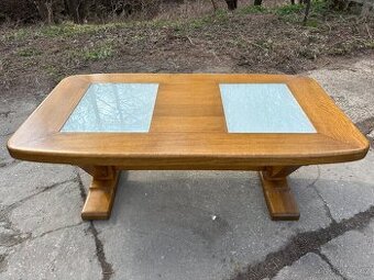 Masivní dubový konferenční stůl - TOP STAV