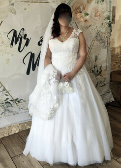 Svatební šaty vel.42/44