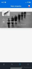 Rammstein - 11.5.2024 Letňany 2x stání