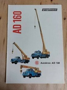 Prospekt autojeřáb AD 160 Tatra 148