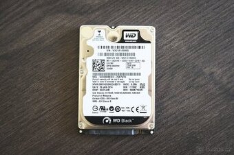 HDD WD Black 320 GB 7200 ot. 2,5 "