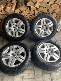 Alu kola 5x100 včetně letních pneu 195/65 R15