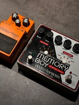 Pedály:Electro-harmonix Memory Boy / Boss Distortion