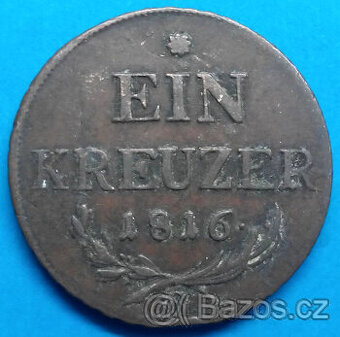 Stará mince r. 1816 František I..