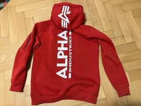 Mikina červená alpha industries vel.S