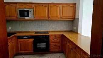 Dubová rustikální kuchyně do U se spotřebiči,4664 - 1