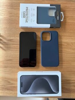 iPhone 15 Pro Max 256 černý titan