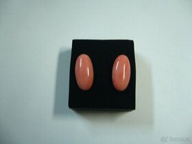 OBROVSKÉ RARITNÍ ZLATÉ NÁUŠNICE-MOŘSKÝ KORÁL