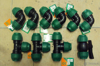 Ventil, kolena, odbočky pro solární ohřev bazenu 32mm