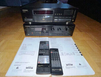 PIONEER PD-S 701 (CD přehrávač) + PIONEER SX-777 (receiver)