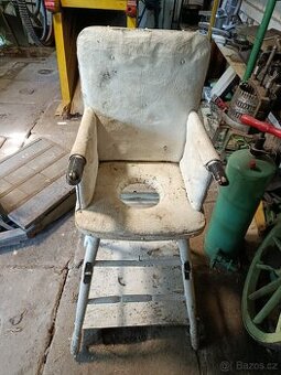 Starožitná dětská židle - nočníková stolička