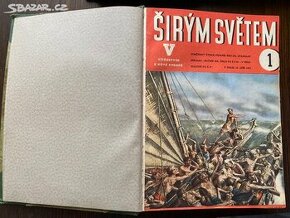 Svázané časopisy Širým světem.