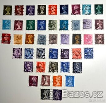 Známky Anglie, královna Elizabeth II