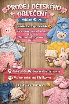 🌸 PRODEJ DĚTSKÉHO OBLEČENÍ 🌸