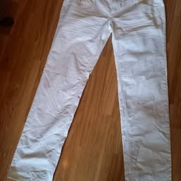 bílé strečové rifle 44/32 Gate