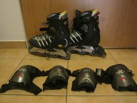Pánské in-line brusle Rollerblade + chrániče
