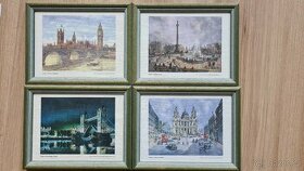 Londýn obrazy - 4ks