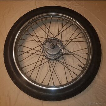 Babetta - Přední kolo + brzdový štít s paknami