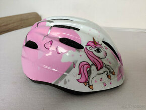 Dětská holčičí helma na kolo / brusle / koloběžku TOP STAV - 1
