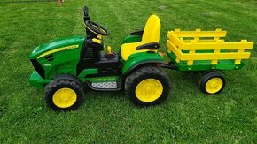 prodám dětský elektrický traktor Peg Pérego John Deere