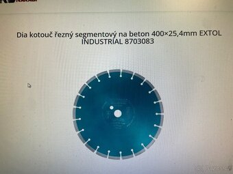 Diamant.kotouč 40025,4mm Nový