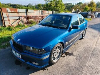 BMW E36 323i SEDAN 1997 originální ///M paket AvusBlau