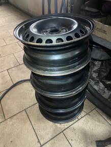 Prodám plech disky 15” 5x112 VW ET45 J6 - 1