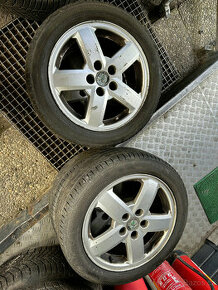 Alu kola Škoda 5x100 R15 s pneu 195/50/ R15
