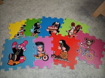 Pěnové puzzle krtek