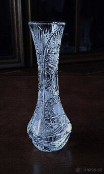 váza 16 cm – ručně broušený český křišťál