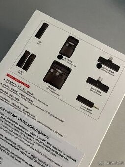 Viking bezdrátový mikrofon s klipem M301, konektor USB-C