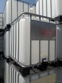 Vymytá IBC nádrž s tlakovou zkouškou