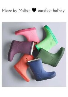 Holínky Move by Melton 34 Barefoot Zelené