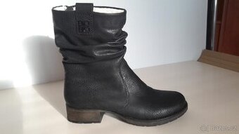 Zimní kozačky Rieker s kožíškem - NOVÉ