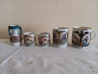 Porcelán - Franz Josef, železný kříž, Rakousko Uhersko, 1914