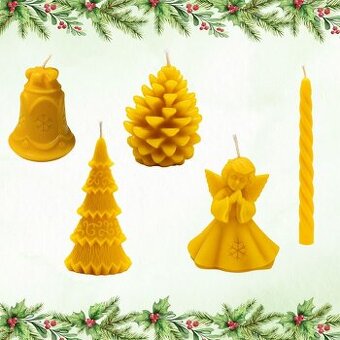 Svíčka ze včelího vosku