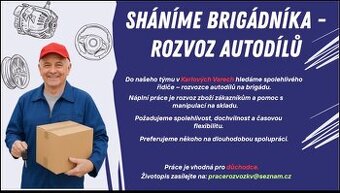 BRIGÁDNÍK PRO ROZVOZ AUTODÍLŮ | KARLOVY VARY