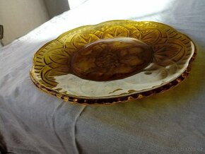 Retro mísa oranžové sklo