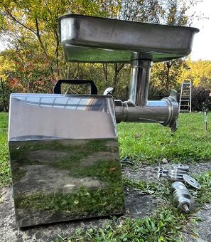 Profesionální mlýnek na maso HL-G22S, 1,5 HP, 230 V – nerez