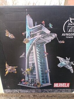 Stavebnice Marvell, věž avengers stejné jak lego