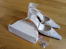 Dámské svatební lodičky a kabelka